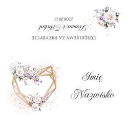 Winietki na stół Ariana2 - wzór 5