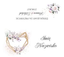 Winietki na stół Ariana2 - wzór 5