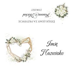 Winietki na stół Ariana2 - wzór 7