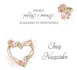 Winietki na stół Ariana2 - wzór 8