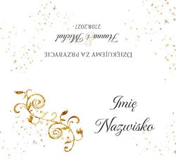 Winietki na stół Ariana - wzór 3