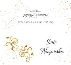 Winietki na stół Ariana - wzór 3