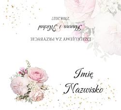 Winietki na stół Ariana - wzór 5