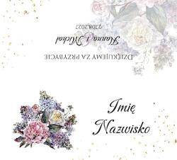 Winietki na stół Ariana - wzór 6