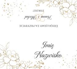 Winietki na stół Ariana3 - wzór 9