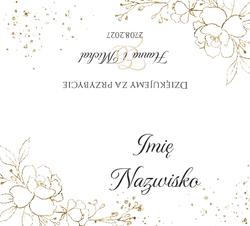 Winietki na stół Ariana3 - wzór 9