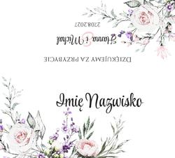 Winietki na stół Anna - wzór 1