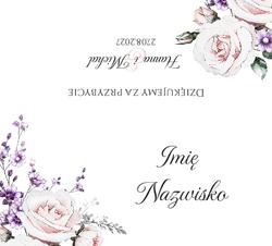 Winietki na stół Anna - wzór 3