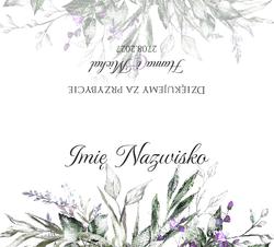 Winietki na stół Anna - wzór 5