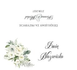 Winietki na stół Gipsówka - wzór 1