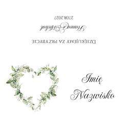 Winietki na stół Gipsówka - wzór 2