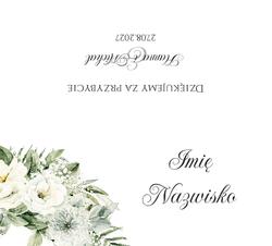 Winietki na stół Gipsówka - wzór 3