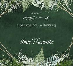 Winietki na stół Nikola - wzór 4