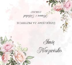 Winietki na stół Rose - wzór 2