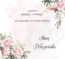 Winietki na stół Rose - wzór 2