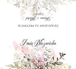 Winietki na stół Rose - wzór 7