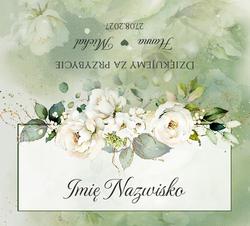 Winietki na stół Miriam i Julianna  - wzór 2