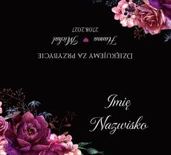 Winietki na stół Amanda4  - wzór 5