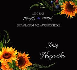 Winietki na stół Amanda4  - wzór 6