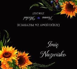 Winietki na stół Amanda4  - wzór 6