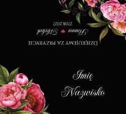 Winietki na stół Amanda4  - wzór 8