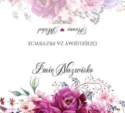 Winietki na stół Amanda  - wzór 4