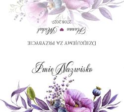 Winietki na stół Amanda  - wzór 5