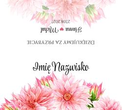 Winietki na stół Amanda  - wzór 8