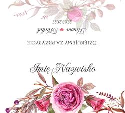 Winietki na stół Amanda  - wzór 11