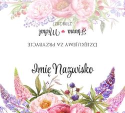 Winietki na stół Amanda  - wzór 15