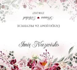 Winietki na stół Wera2  - wzór 4