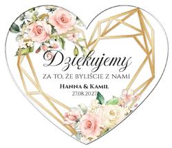 Magnesy z podziękowaniem Ariana2 - wzór 1