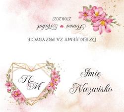 Winietki na stół Adela  - wzór 1