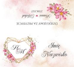 Winietki na stół Adela  - wzór 1