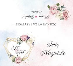 Winietki na stół Adela  - wzór 8