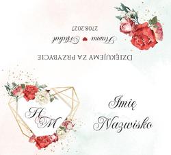 Winietki na stół Adela  - wzór 9