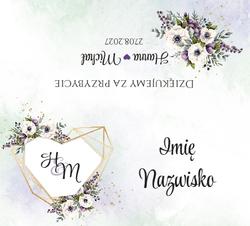 Winietki na stół Adela  - wzór 11