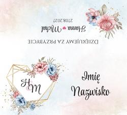 Winietki na stół Adela  - wzór 13