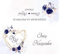 Winietki na stół Adela  - wzór 14