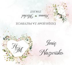 Winietki na stół Adela  - wzór 15