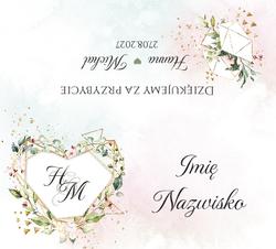 Winietki na stół Adela  - wzór 15