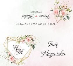 Winietki na stół Adela  - wzór 16