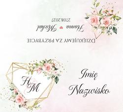 Winietki na stół Adela  - wzór 16