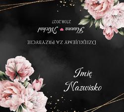 Winietki na stół Emilia  - wzór 2