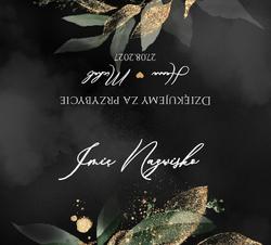 Winietki na stół Emilia  - wzór 7