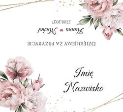 Winietki na stół Emilia  - wzór 2