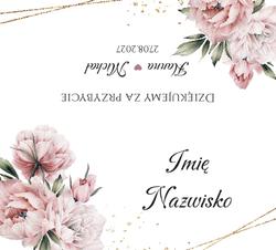 Winietki na stół Emilia  - wzór 2