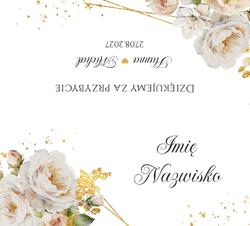 Winietki na stół Emilia  - wzór 3