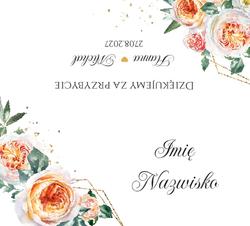 Winietki na stół Emilia  - wzór 4