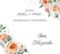 Winietki na stół Emilia  - wzór 4